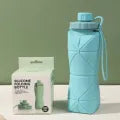 Water Bottle, Silicone Foldable Water Bottles For Travel, Easy-To-Carry Design And Compact Size, BPA Free.